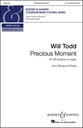 Precious Moment SA choral sheet music cover